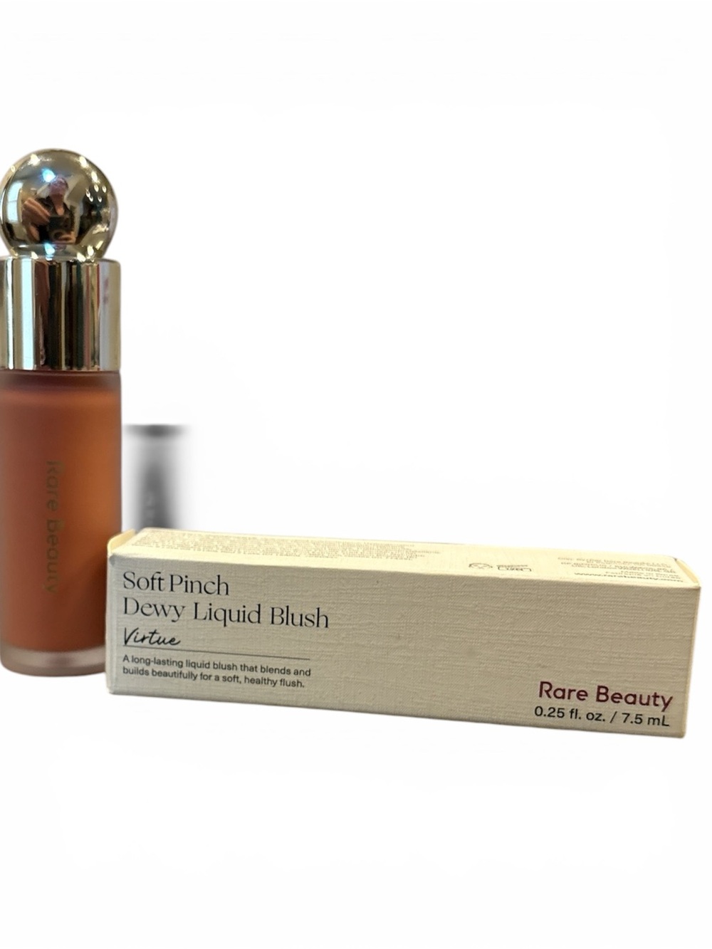Rare Beauty Soft Pinch Dewy Liquid Blush - Virtue (Peachy Pink)